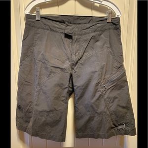 Shorts, great for mountain biking.